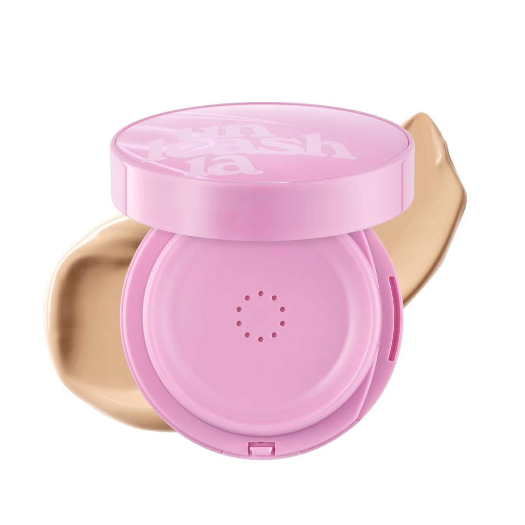 Unleashia pink glass base cushion