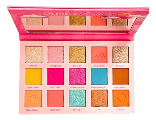 Colourpop paleta de sombras barbie