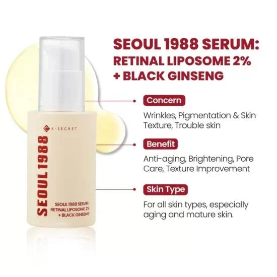 KSECRET SEOUL 1988 retinal 2% suero