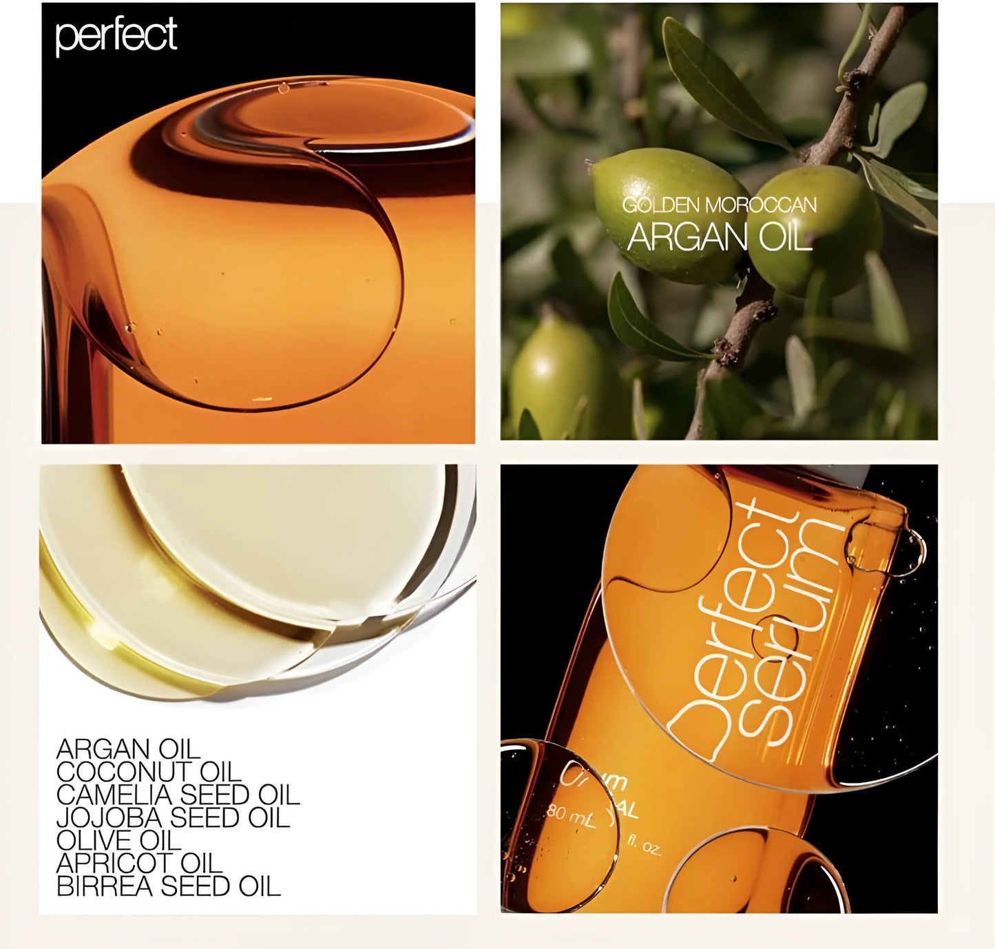 Mise en scene aceite de cabello