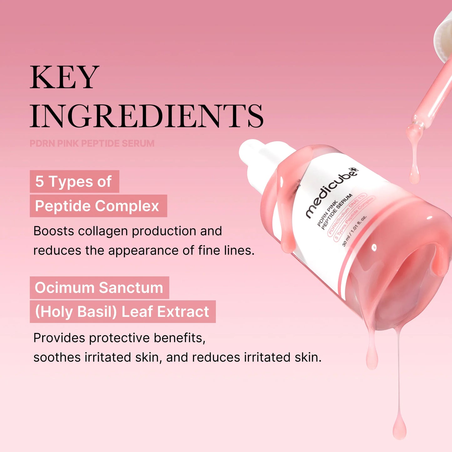 Medicube suero PDRN rosado