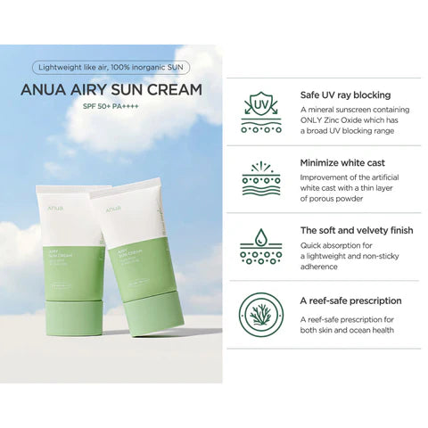 Anua protector solar calmante