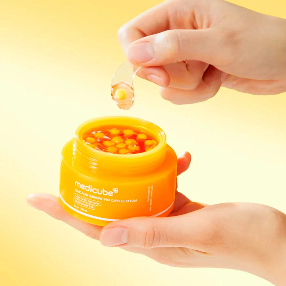 Medicube crema en cápsula de ácido kójico