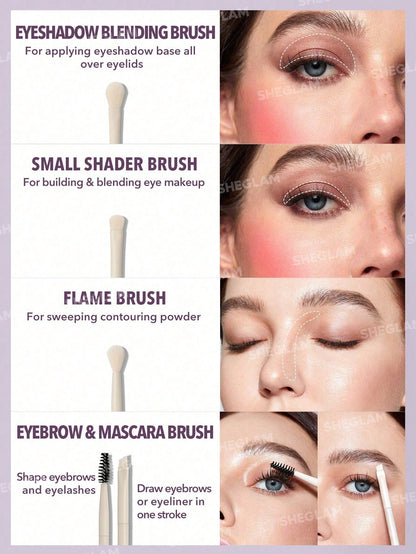Sheglam set brochas cara y ojos