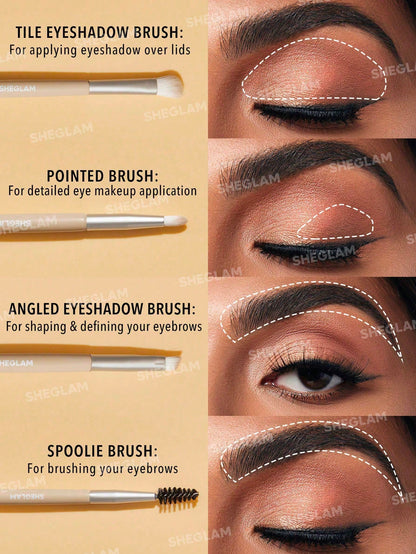 Sheglam set brochas ojos