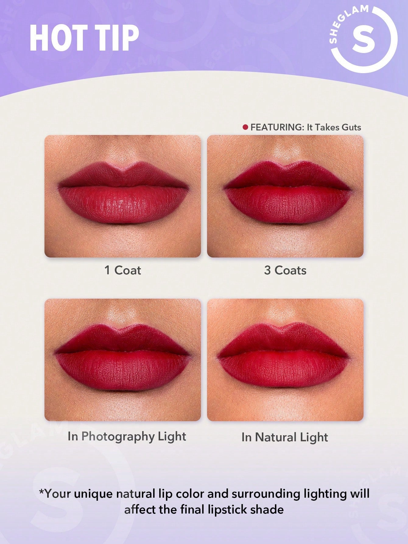 Sheglam matte lipstick