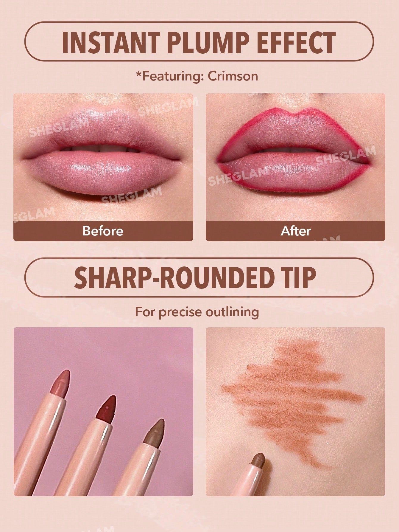Sheglam delineador de labios