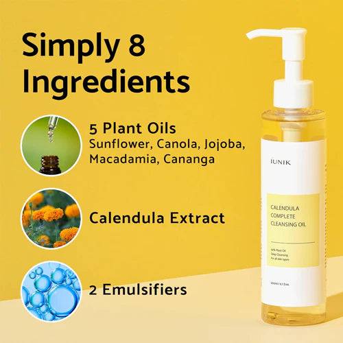 Iunik aceite limpiador de calendula