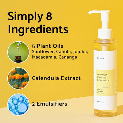 Iunik aceite limpiador de calendula