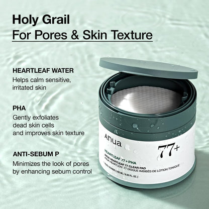 Anua pads de hoja de corazón