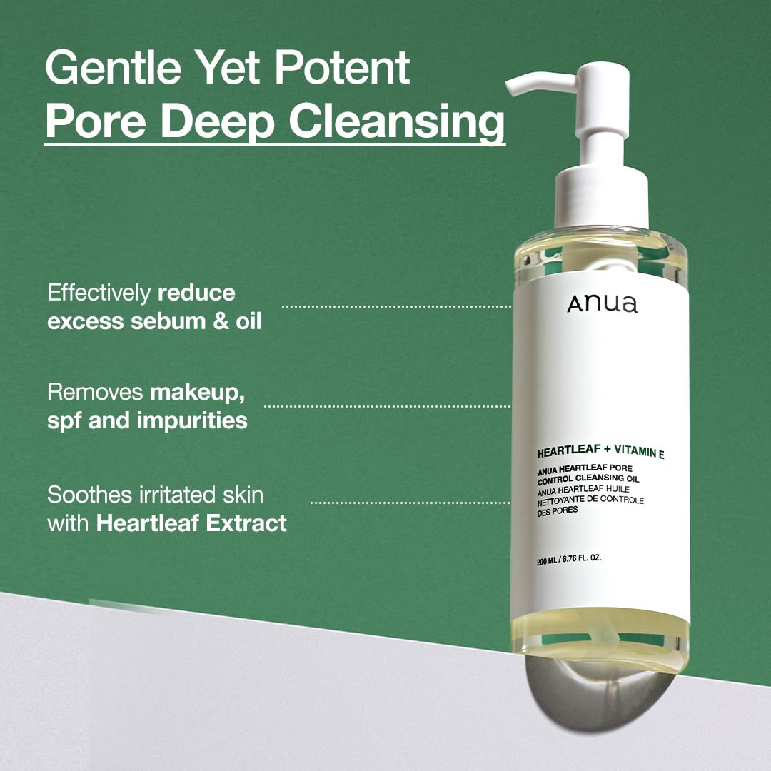 Anua aceite limpiador de hoja de corazón