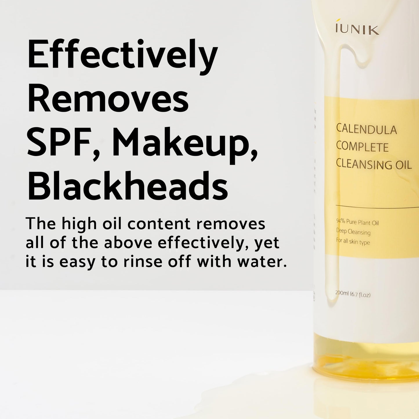 Iunik aceite limpiador de calendula