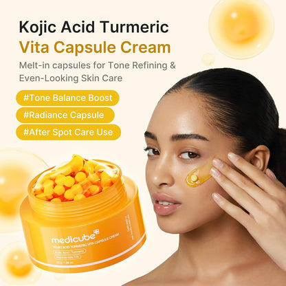 Medicube crema en cápsula de ácido kójico