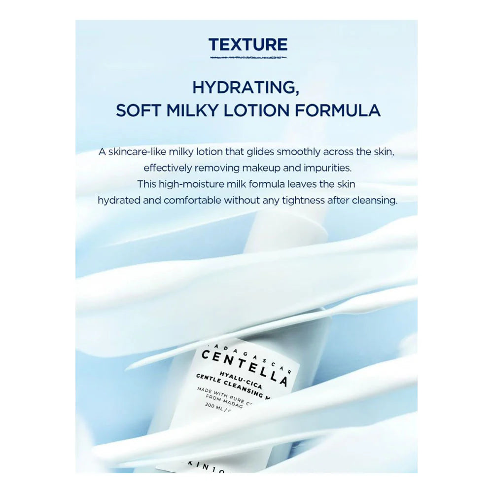 Skin 1004 hyalu cica leche limpiadora