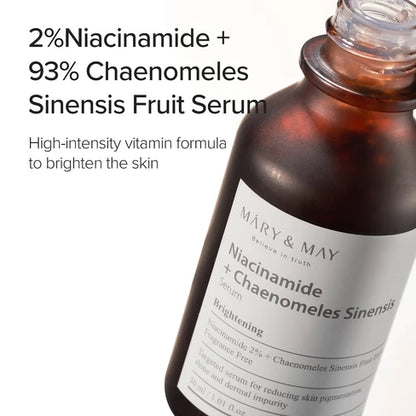 Mary & May suero de niacinamida + Chaenomeles Sinensis